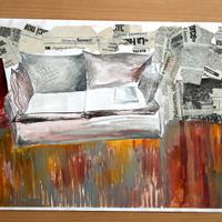 'Natura Morta Con Divano', Antonio Corso