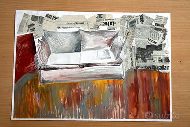 'Natura Morta Con Divano', Antonio Corso