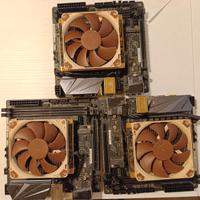 3x ASUS Strix B450-I + 3x Ryzen 2700 + 3x Noctua