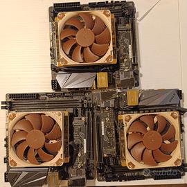 3x ASUS Strix B450-I + 3x Ryzen 2700 + 3x Noctua