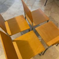Sedie legno ferro