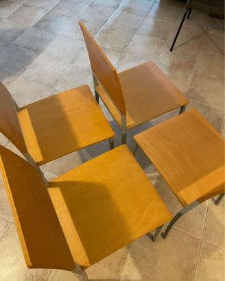 Sedie legno ferro