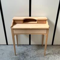 Mobile scrittoio tavolino consolle in legno grezzo