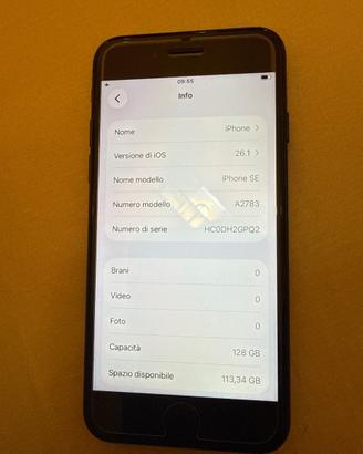 iPhone SE 3rd gen (terza generazione) 2022 (128gb)