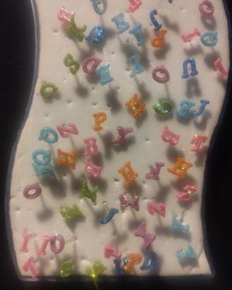 orecchini lettere alfabeto