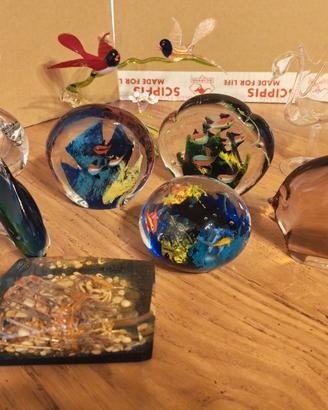 decorazioni in vetro di Murano