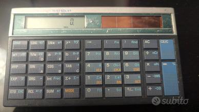 Calcolatrice vintage Texas Instruments TI-52 Solar