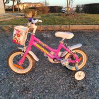 Bici bimba/o con rotelle marca Bianchi