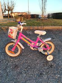 Bici bimba/o con rotelle marca Bianchi