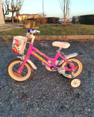 Bici bimba/o con rotelle marca Bianchi