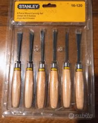 Scalpellini in legno Stanley nuovi 