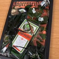 Quadro con bottiglia effetto explosion 💣