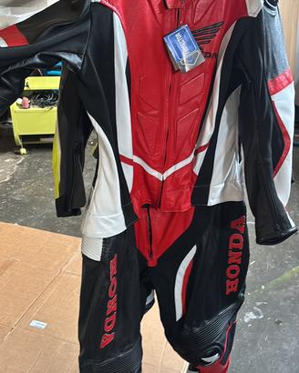 Tuta moto honda nuova da donna