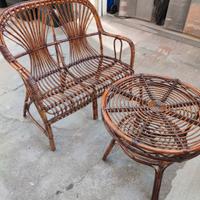 SET GIARDINO IN VIMINI