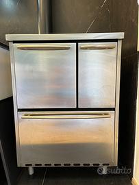 Cucina a Legna Zadra 60*60 Inox