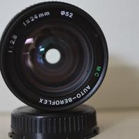 Obiettivo grandangolo beroflex x CANON FD 24mm 2.8