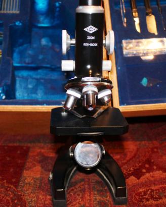 Microscopio vintage