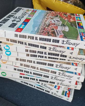 Collana libri In giro per il Mondo con Disney