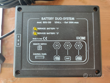 Doppiatore batterie camper