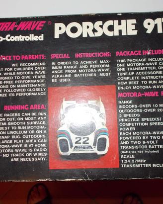 MODELLINO PORCHE RADIOCOMANDATO ANNI '70