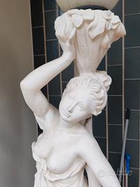 Statua arredo giardino con luce 