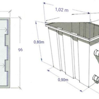 Locale tecnico in vetroresina nuovo