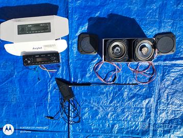 FiAT Panda : radio con casse ed antenna