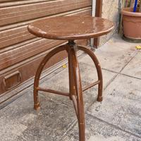 sgabello industriale vintage 