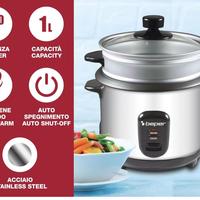 Pentola cuociriso e vaporiera beper
