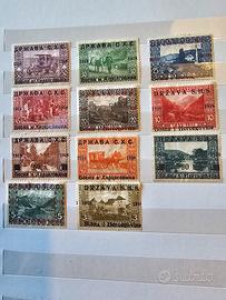 serie francobolli 1918 BosniaErzegovina sovrastamp