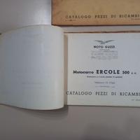 X ANDREA Catalogo Guzzi Ercole 500 1953 ORIGINALE