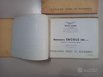 X ANDREA Catalogo Guzzi Ercole 500 1953 ORIGINALE