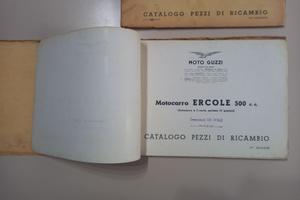 X ANDREA Catalogo Guzzi Ercole 500 1953 ORIGINALE
