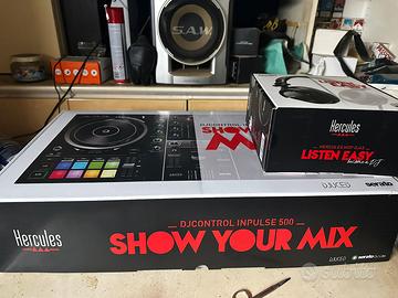 Console DJ Hercules Inpulse 500 + Cuffie HDP DJ45