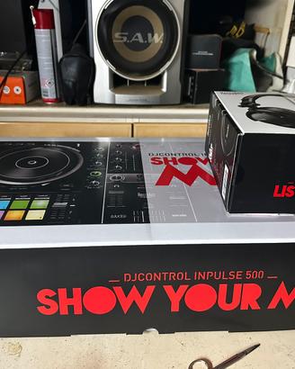 Console DJ Hercules Inpulse 500 + Cuffie HDP DJ45