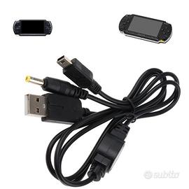 Cavo USB 2 in 1 Ricarica e Dati per Sony PSP 1000