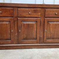 credenza in legno di noce massiccio 
