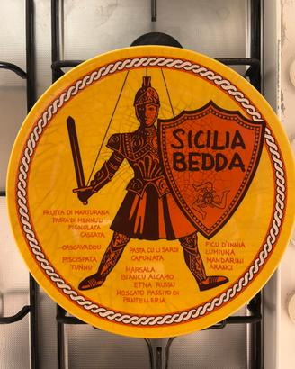 Piatto Sicilia Bedda Pagnossin 1982