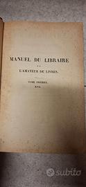 Manuel du Libraire - J.C. Brunet (1838) - Opera Co