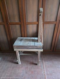Antica Gramola (Gramla) in Legno per Pane 