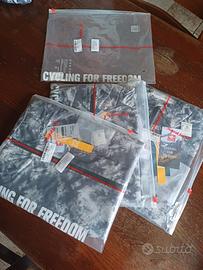 Set 4 giacche antivento, ciclismo professionale 