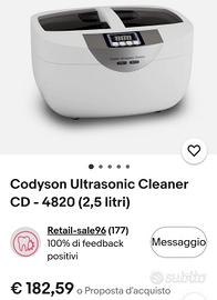 Codison cd-4220 pulitore ultrasuoni 170w 
