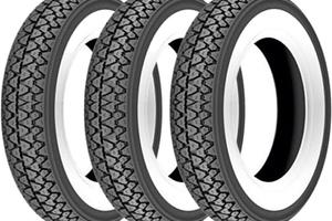 SET 3 Gomme con Fascia Bianca per Vespa Lambretta