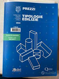 LIBRO PREZZIARIO "DEI" TIPOLOGIE EDILIZIE 2024