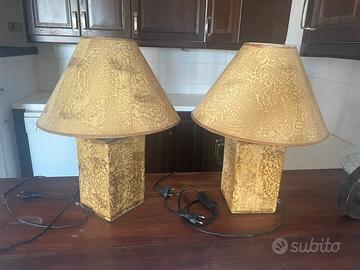2 lampade da tavolo