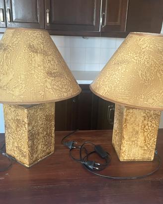 2 lampade da tavolo