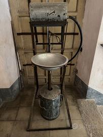 Lavabo da campeggio militare-  Francia 1950
