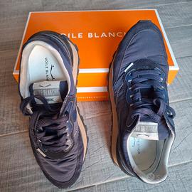 SNEAKERS UOMO VOILE BLANCHE TG 42