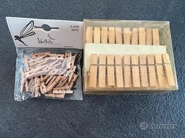 Set 130 Mollette in Legno