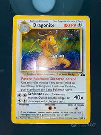 Dragonite 4/62 Fossil Holo Unlimited Wizards ITA